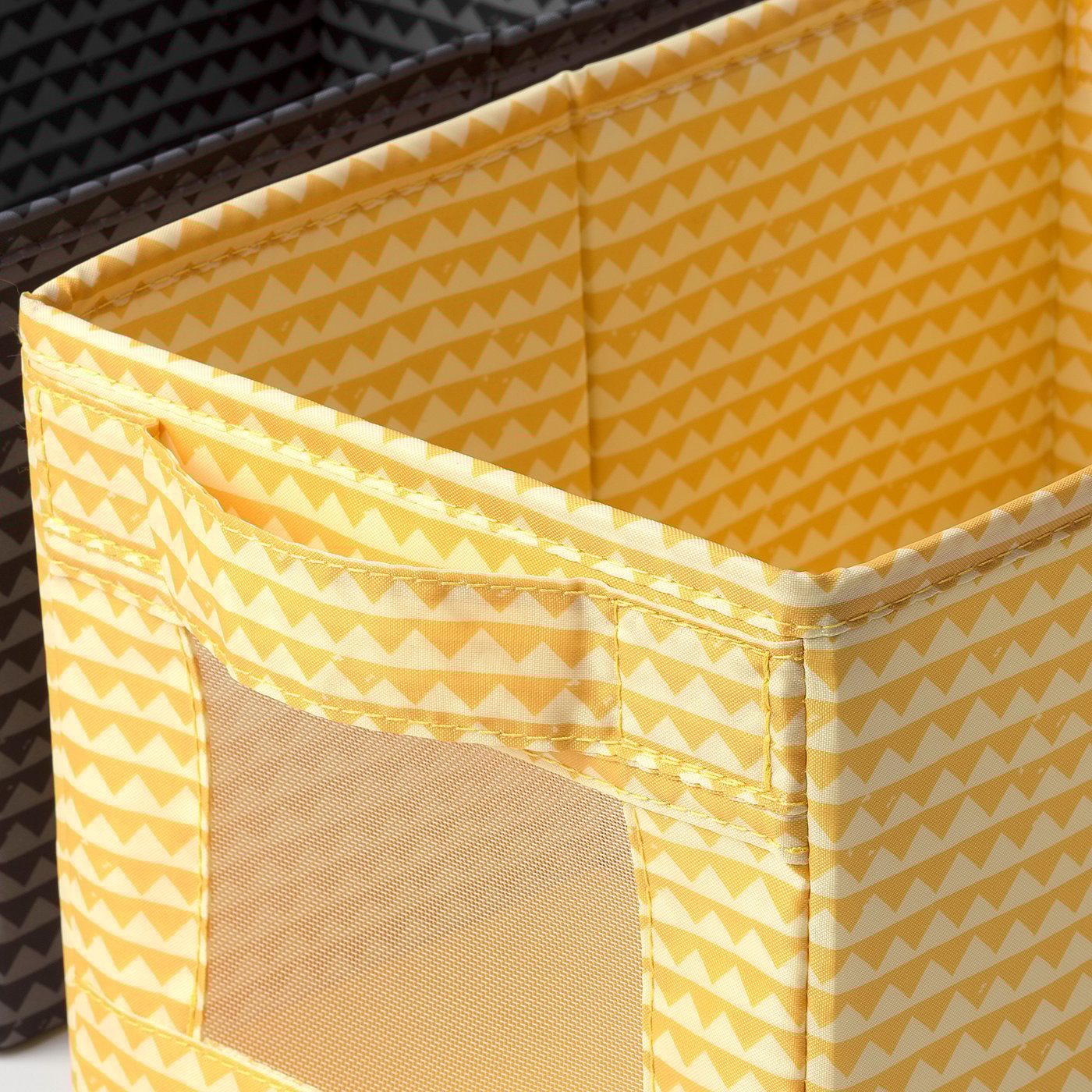 black yellow box
