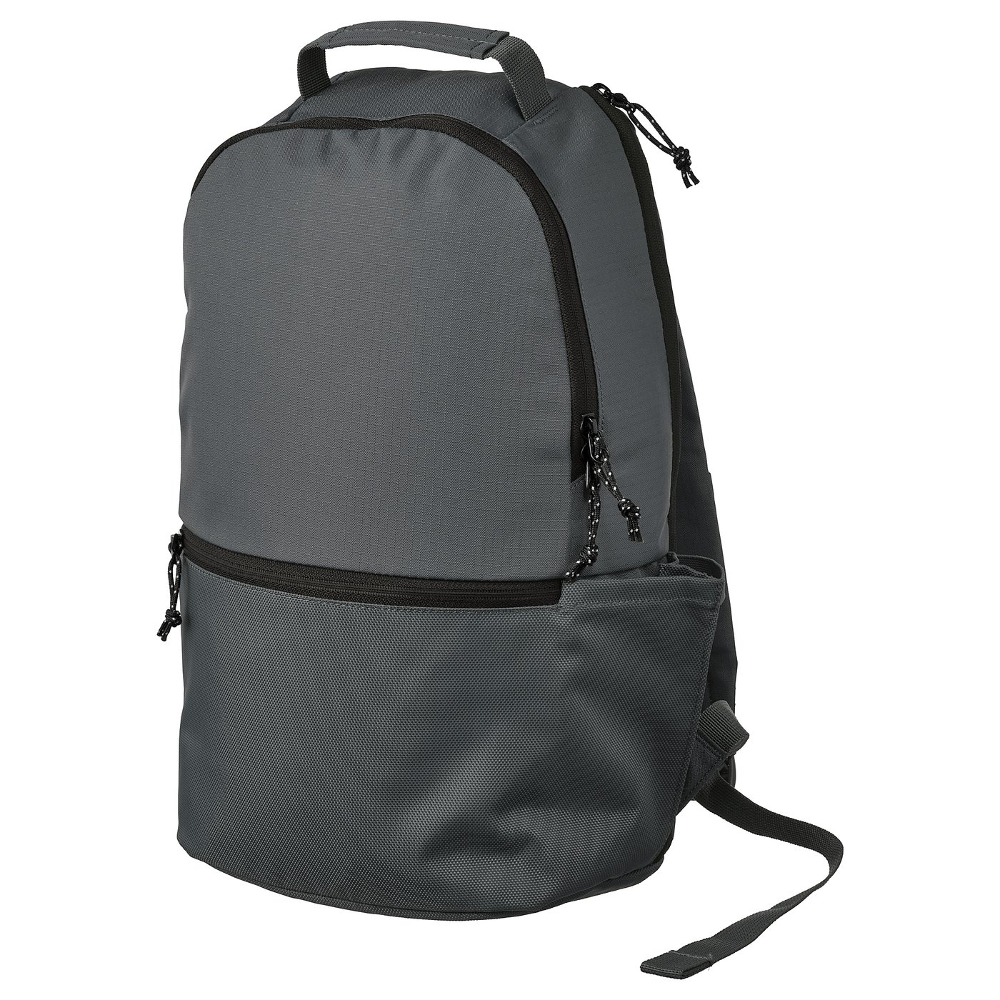 dark grey backpack