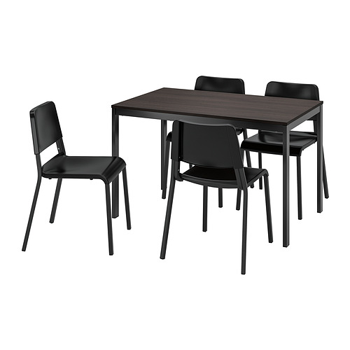 JOKKMOKK table and 4 chairs antique stain 603.658.03 IKEA