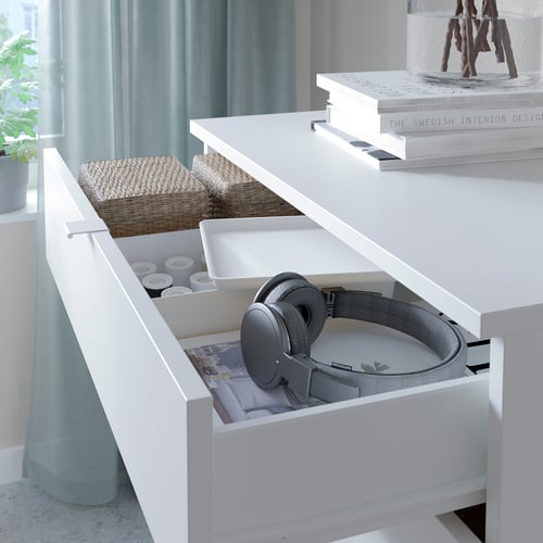 VIHALS chest of 4 drawers white/anchor/unlockfunction IKEA