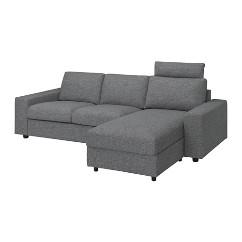LÅNGARYD 3seat sofa w chaise longue, left 194.181.59 IKEA
