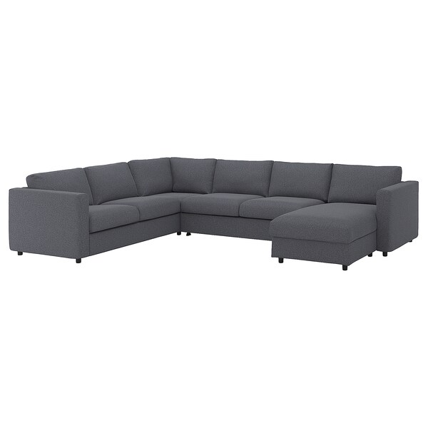 Vimle Cover For Corner Sofa Bed 5 Seat With Chaise Longue