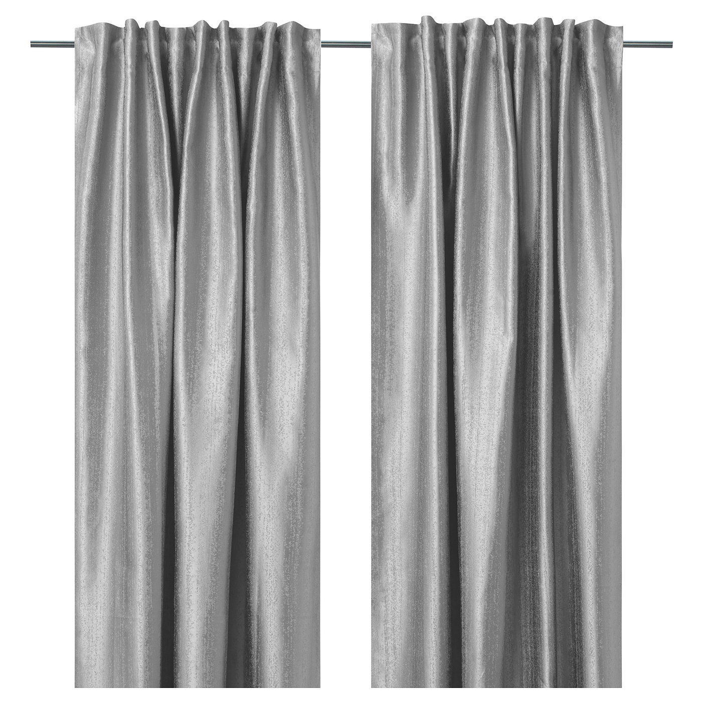 VINGNÖT room darkening curtains, 1 pair grey 405.564.22 IKEA