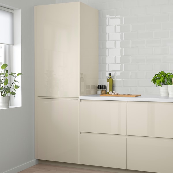Voxtorp Door High Gloss Light Beige 60x120 Cm Ikea 37 trendy kitchen ikea voxtorp cabinets clean kitchen cabinets. voxtorp door high gloss light beige