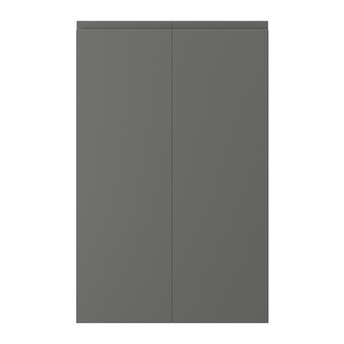 Voxtorp 2 P Door F Corner Base Cabinet Set Right Hand Dark Grey