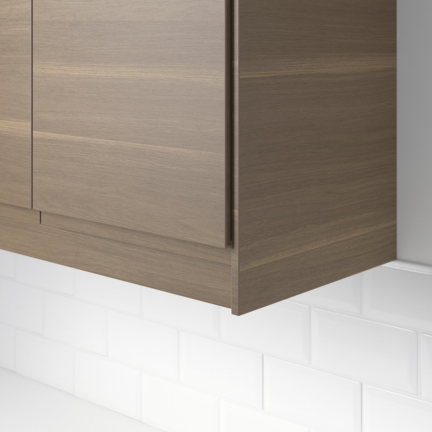 Voxtorp Rounded Deco Strip Moulding Walnut Effect Ikea