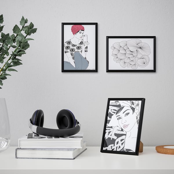 Yllevad Frame Black 13x18 Cm Ikea