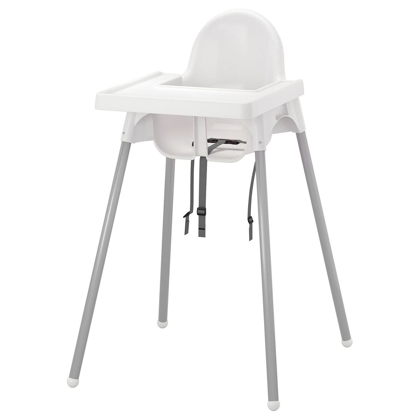 Antilop 安迪洛高脚椅 白色 银色 Ikea