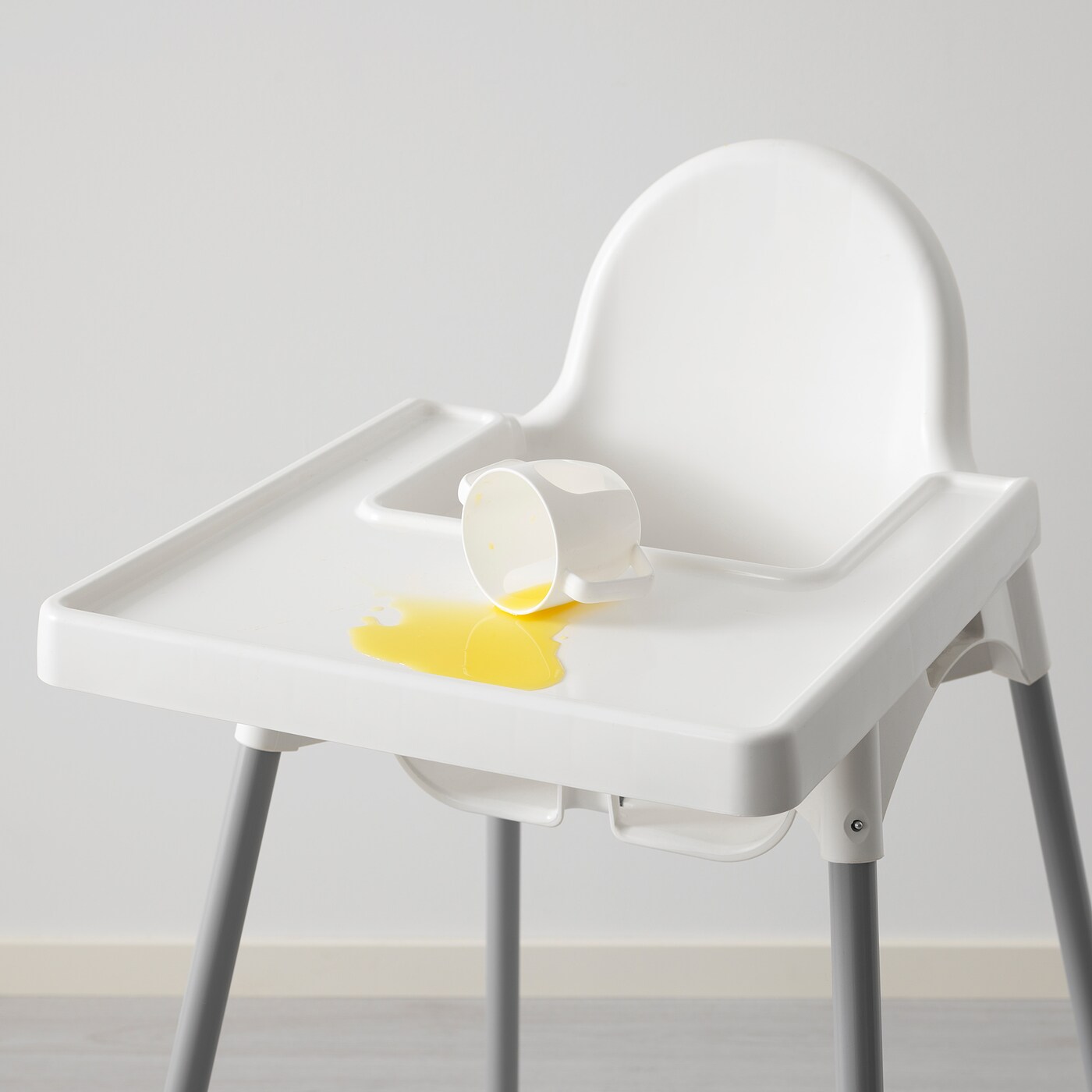 Antilop 安迪洛高脚椅 白色 银色 Ikea