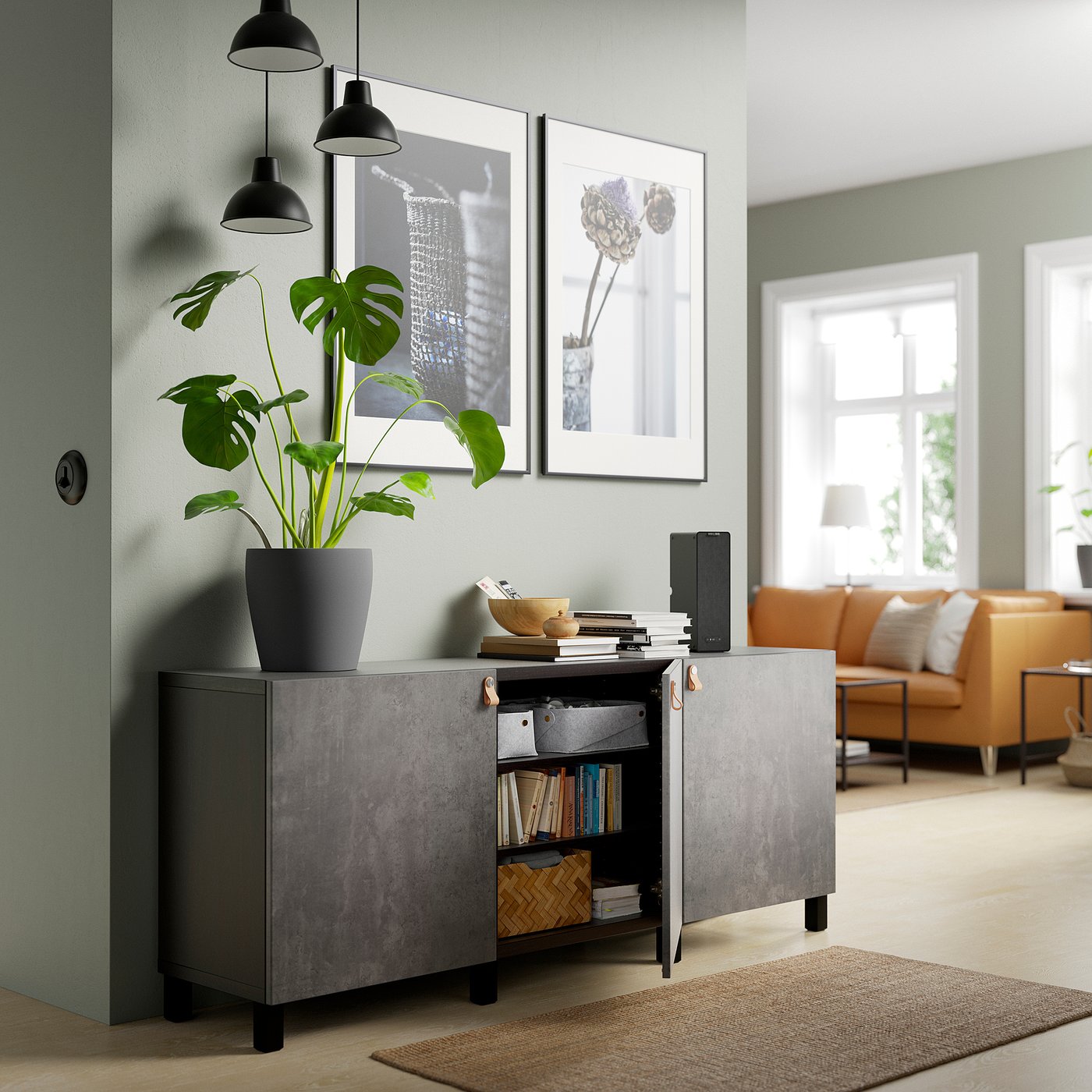 宜家best03 贝达 储物组合带门 992.060.02 - ikea