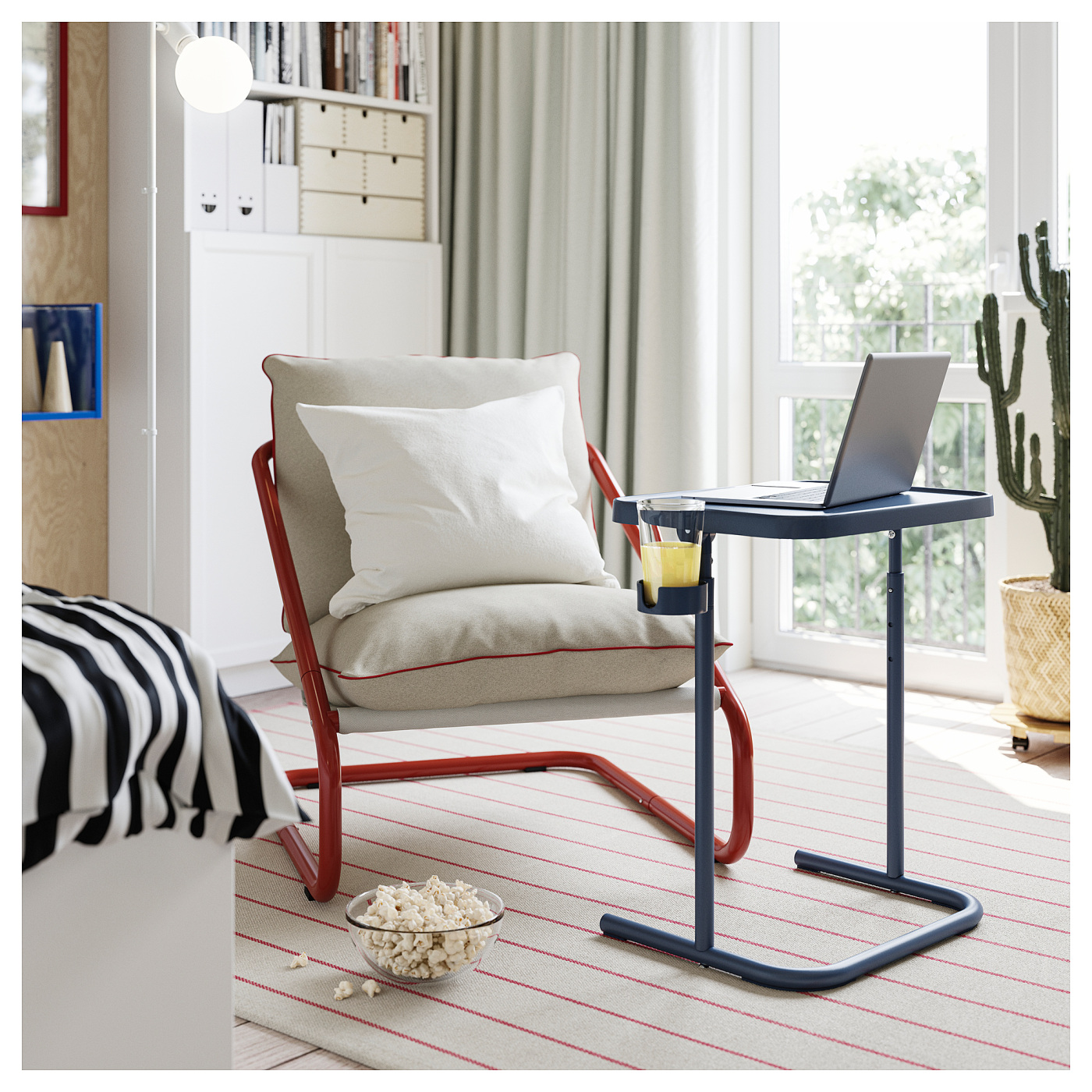 BJÖRKÅSEN laptop stand blue - IKEA