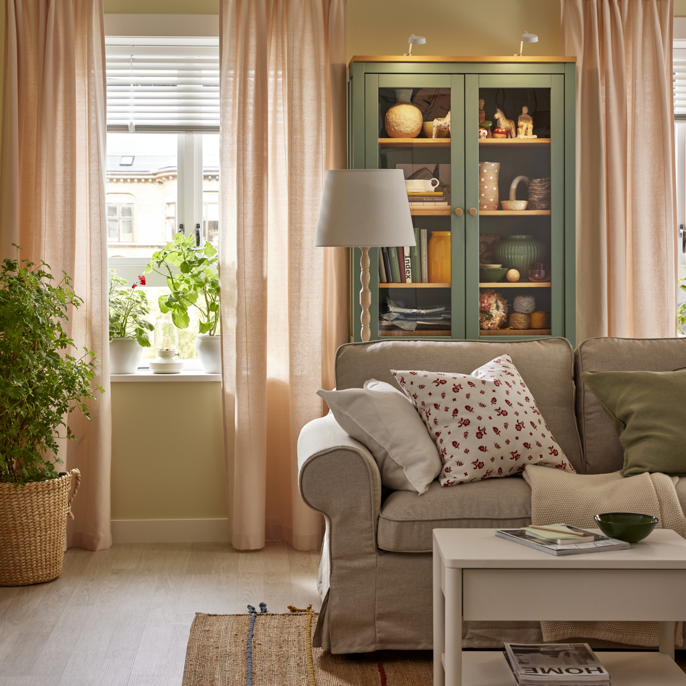 EKTORP 3-seat sofa Kilanda light beige - IKEA