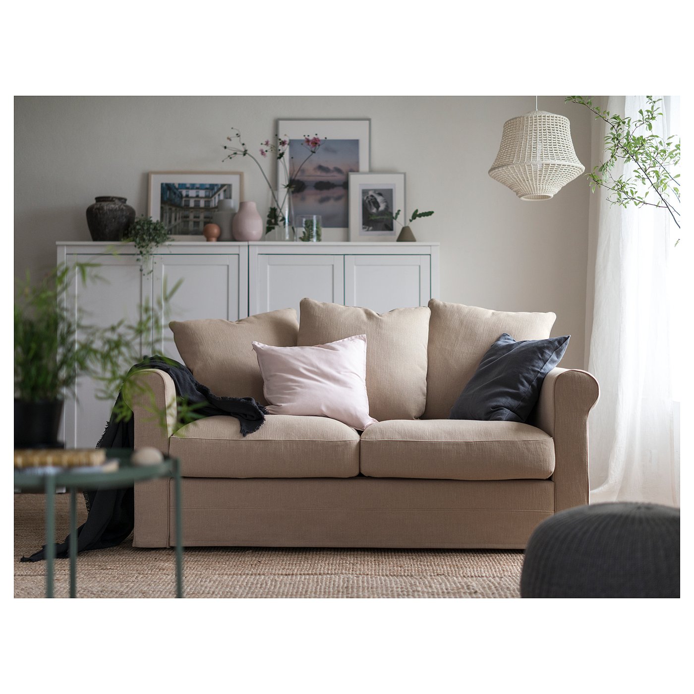 GRÖNLID 2-seat sofa Sporda natural - IKEA