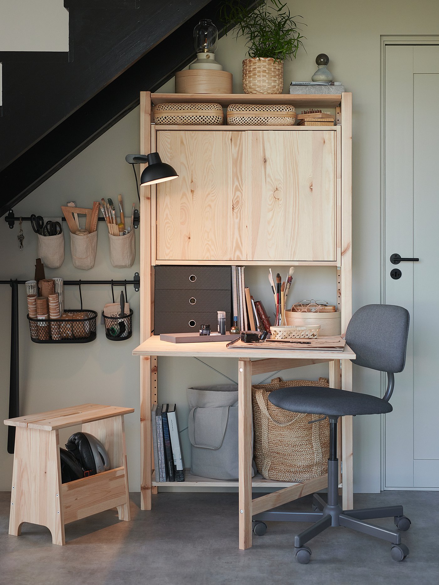 IVAR folding table pine - IKEA