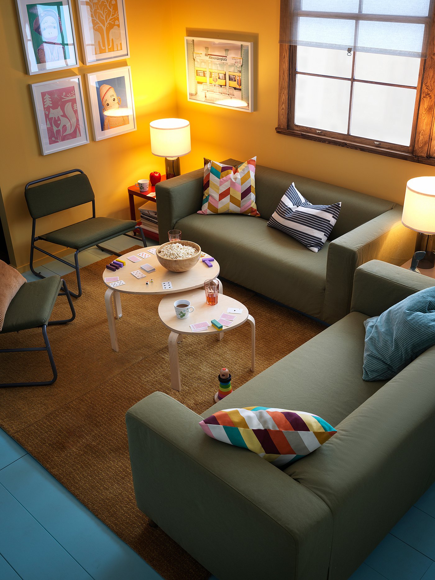 KLIPPAN 2-seat sofa Vissle yellow-green - IKEA