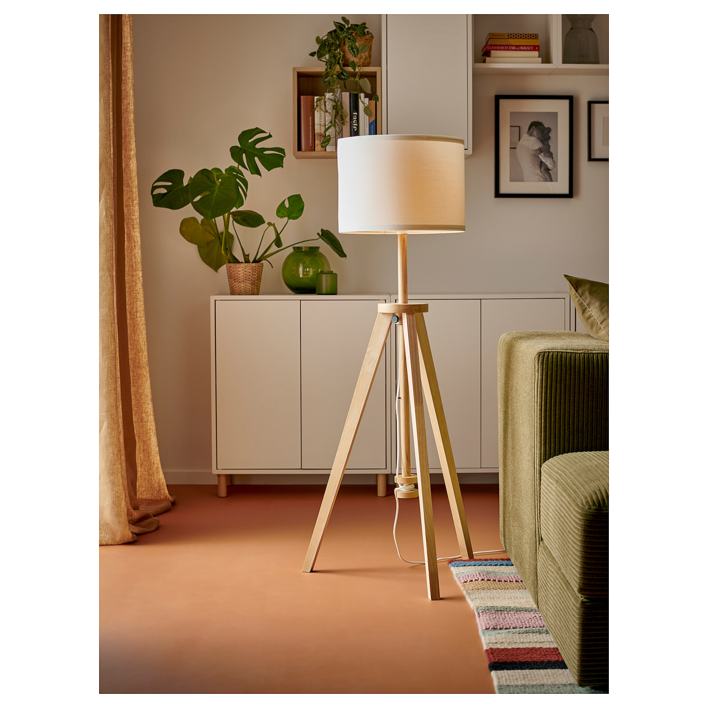 LAUTERS floor lamp ash/white - IKEA