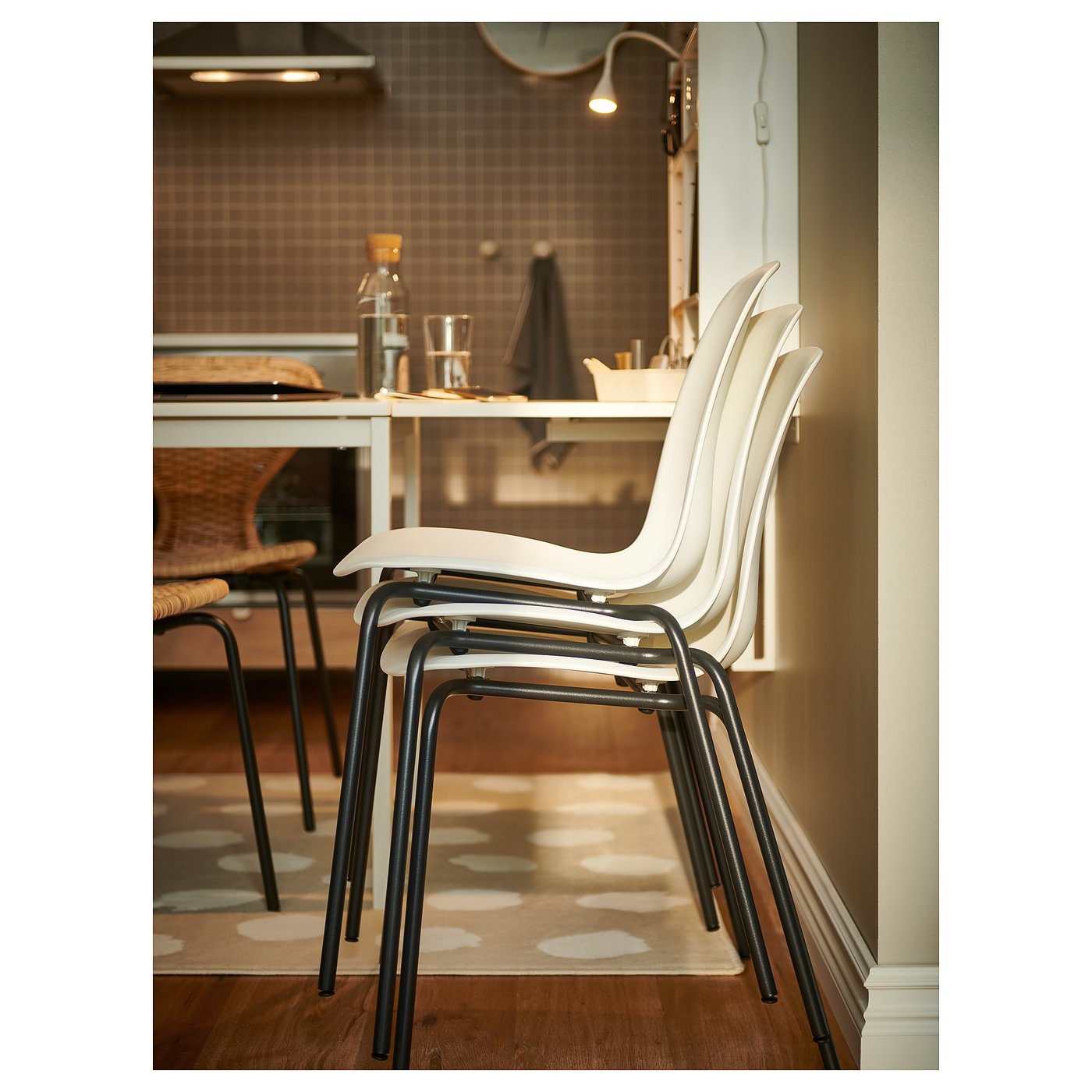 LIDÅS chair white/Sefast black - IKEA