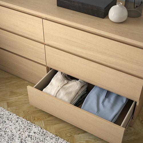 宜家malm 马尔姆 三斗抽屉柜 黑褐色 303.546.22 - ikea