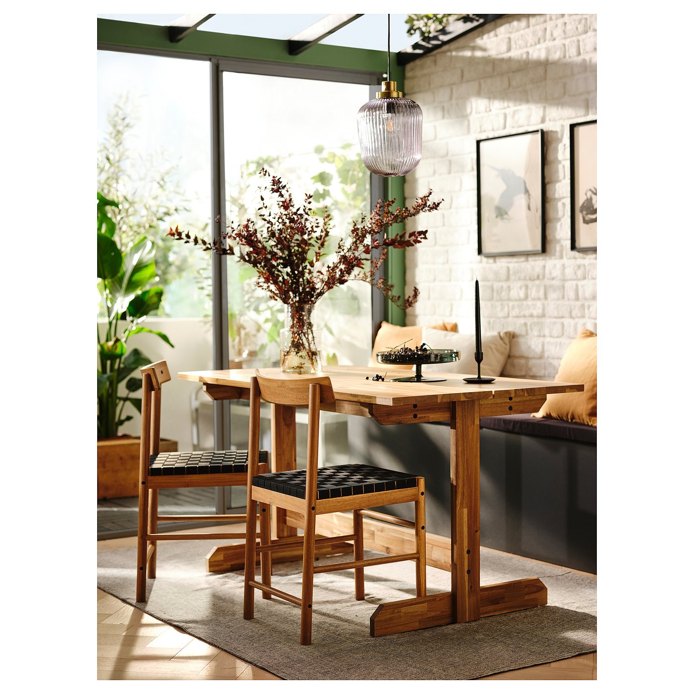 NACKANÄS chair acacia - IKEA