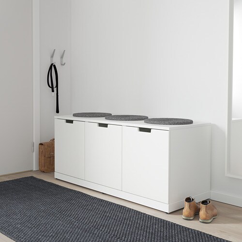 生活家電 その他 宜家NORDLI 诺德里三斗抽屉柜白色120x54 厘米- IKEA