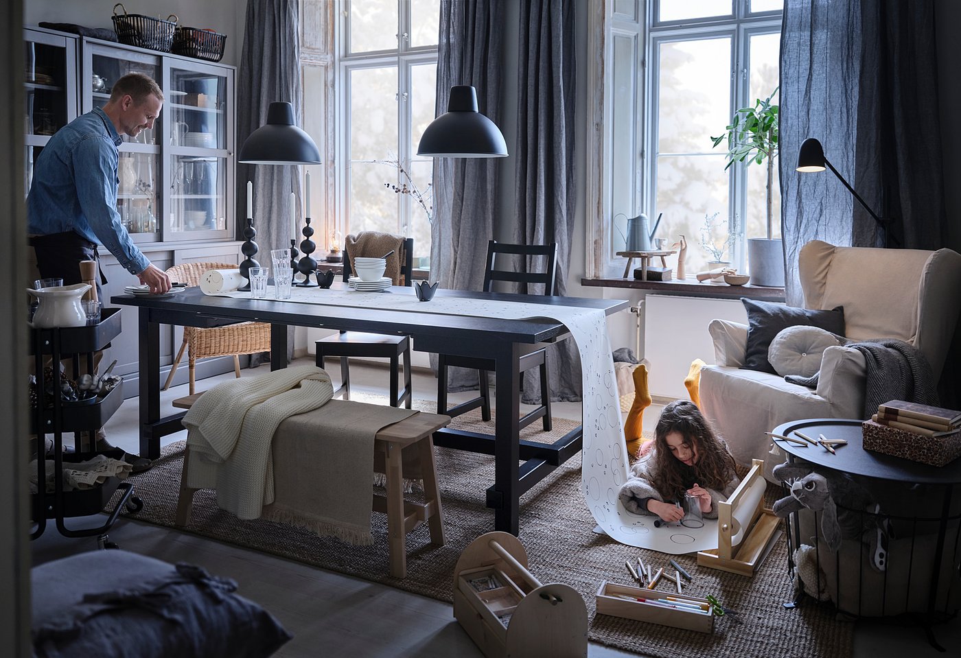 NORDVIKEN chair black - IKEA