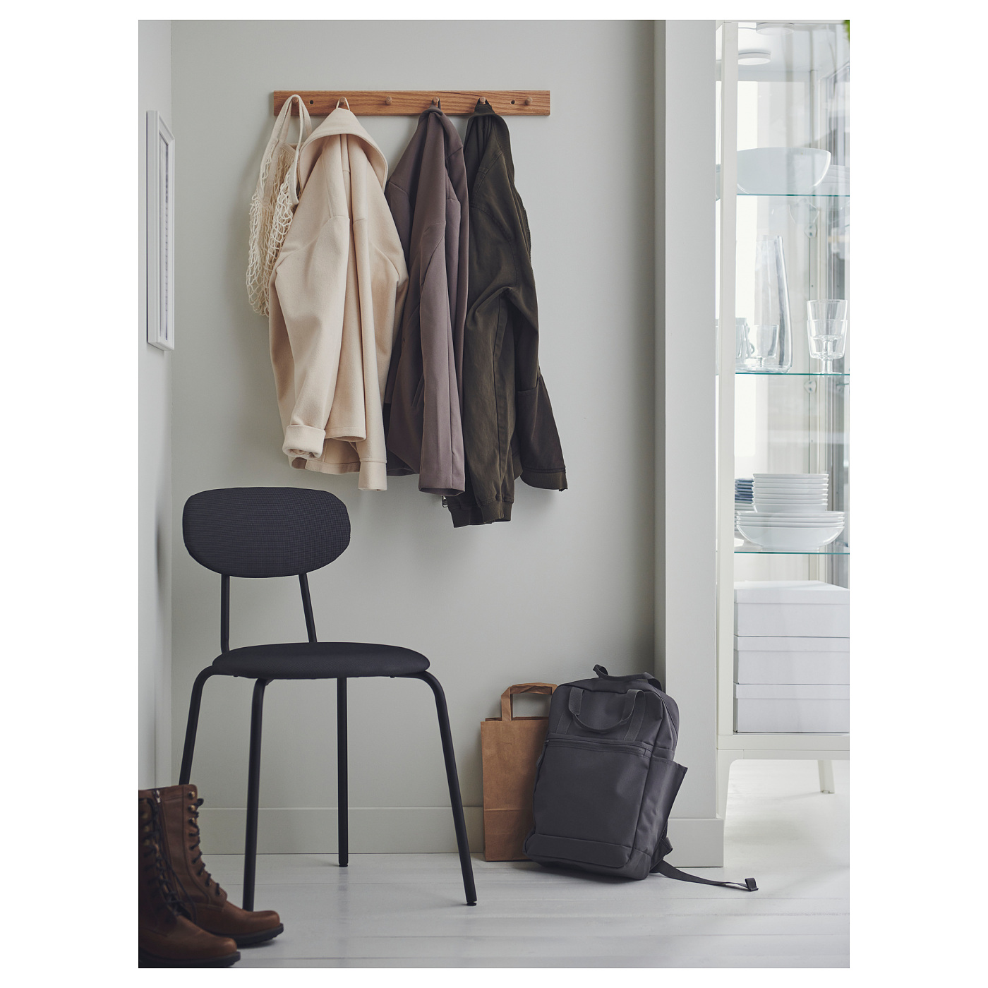 ÖSTANÖ chair black Remmarn/dark grey - IKEA