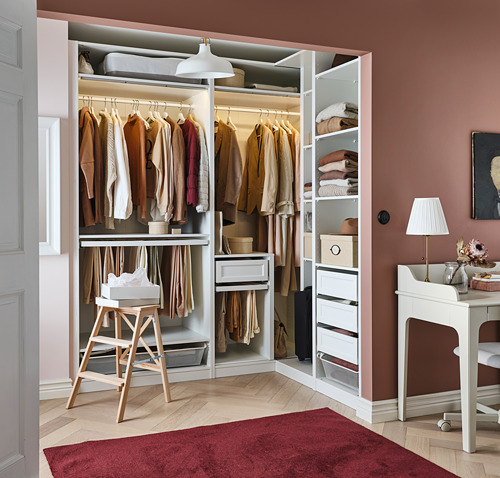 宜家pax 帕克思 / fardal/03heim 法尔多/芜黑 转角衣橱 293.361.