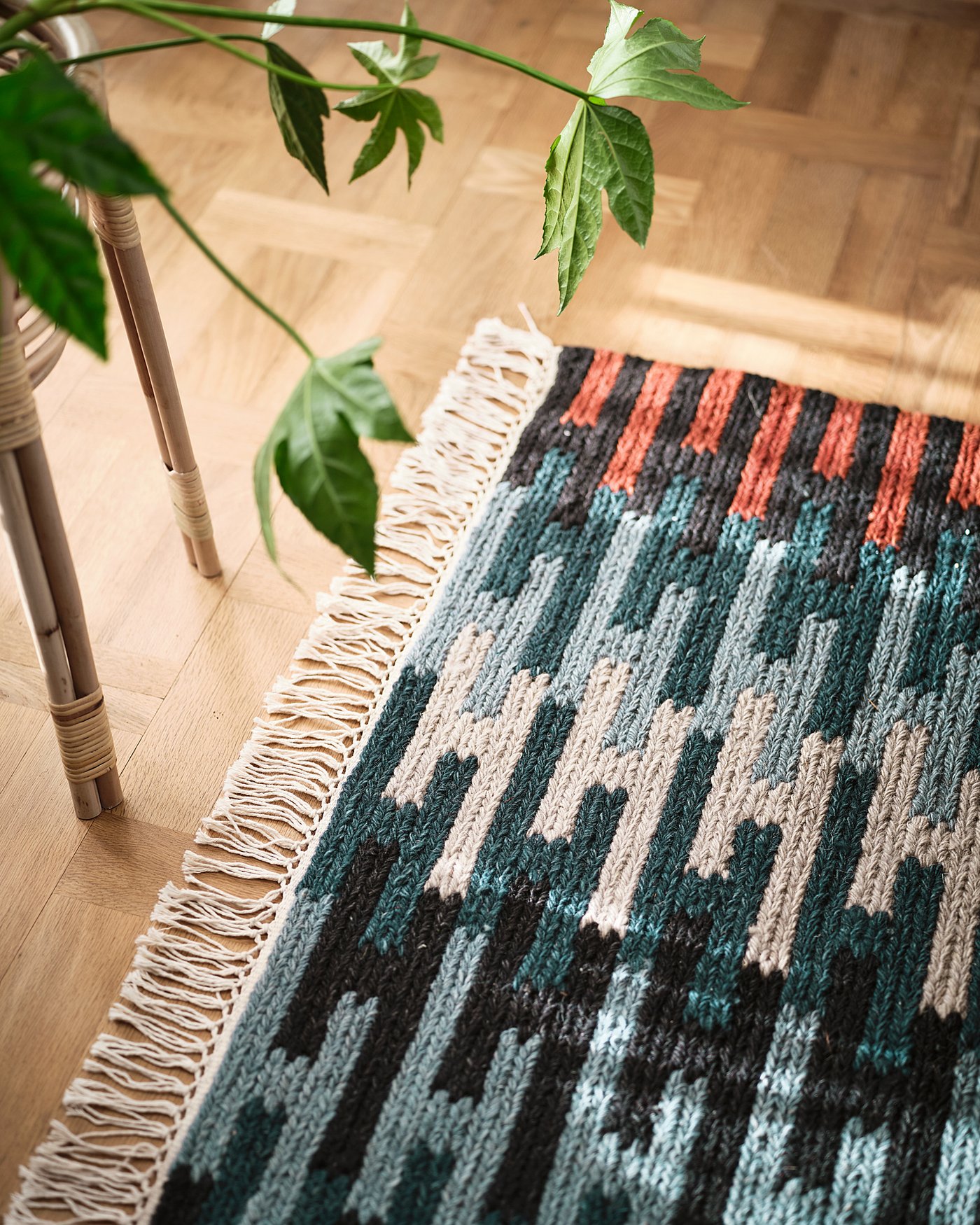 宜家resenstad 雷森塔 平织地毯 手工制作 多色 - ikea