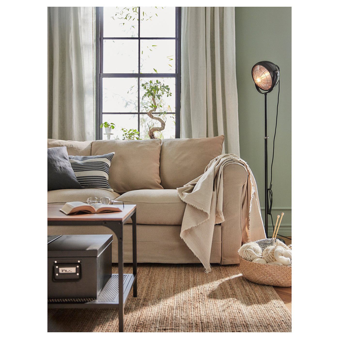 SVARTNORA floor lamp black - IKEA