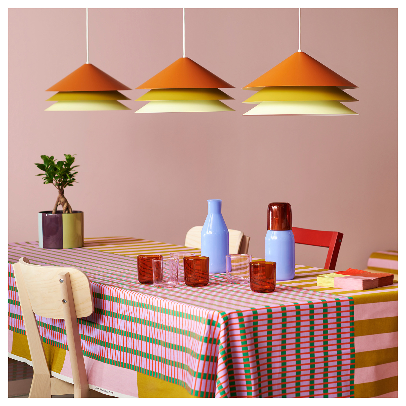 TESAMMANS paper napkin multicolour - IKEA
