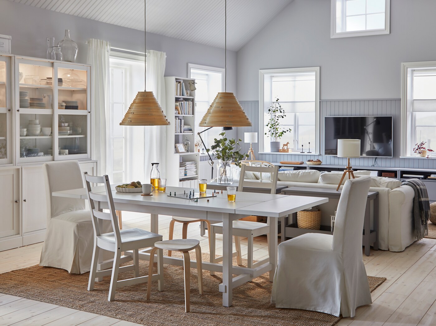 Nordviken extendable table white discount