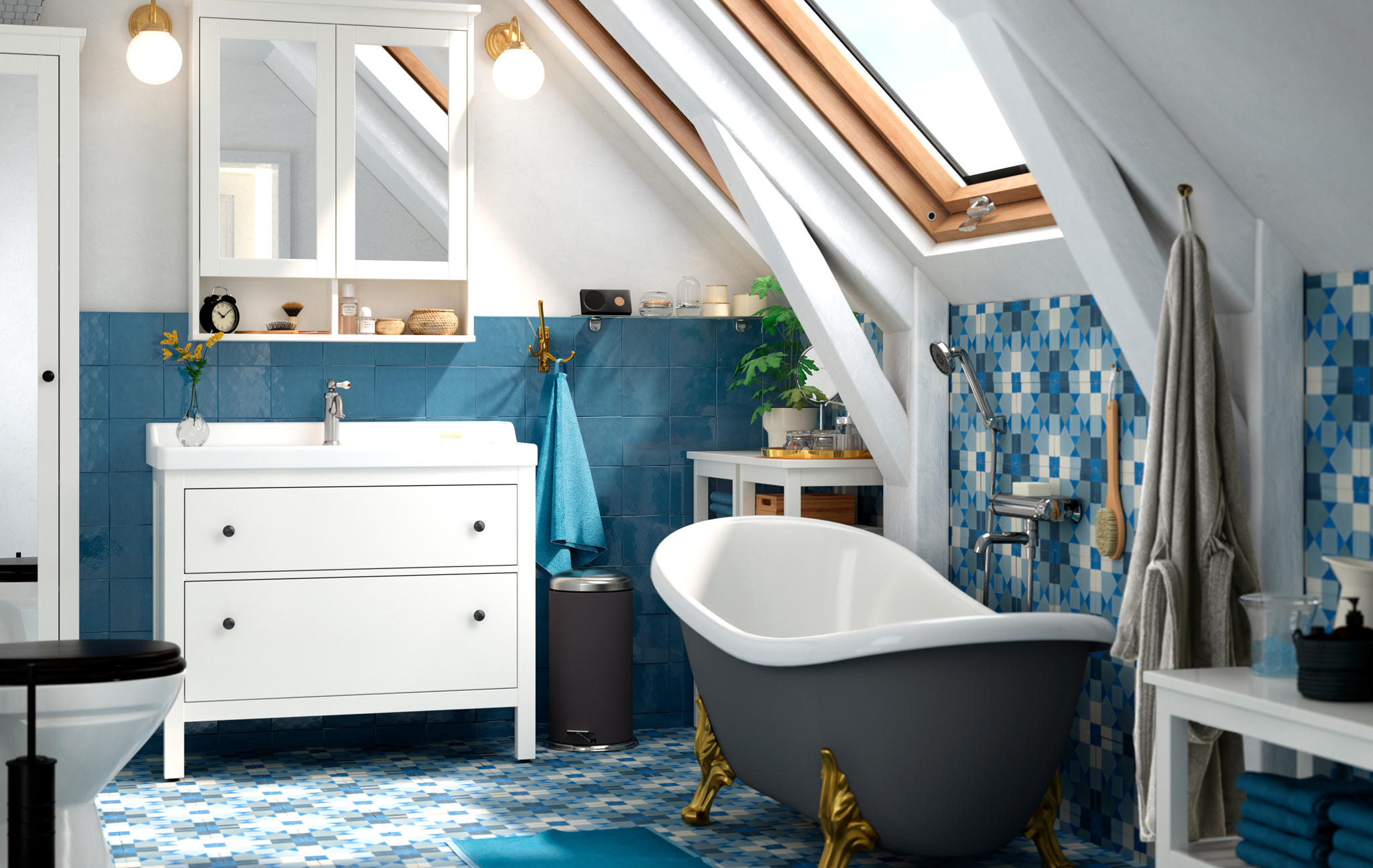 ikea symfonisk bathroom