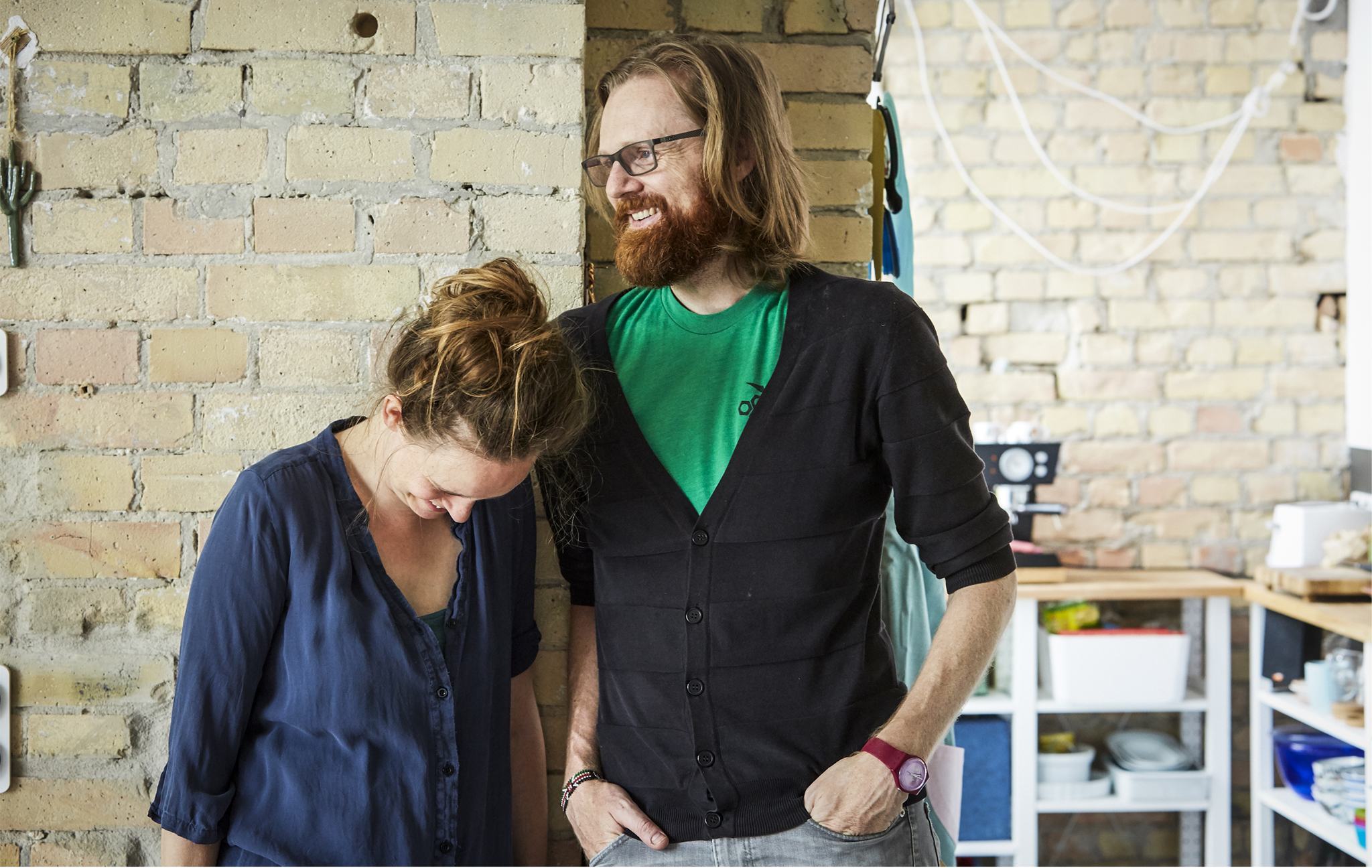 A portrait of Deborah and Adam.