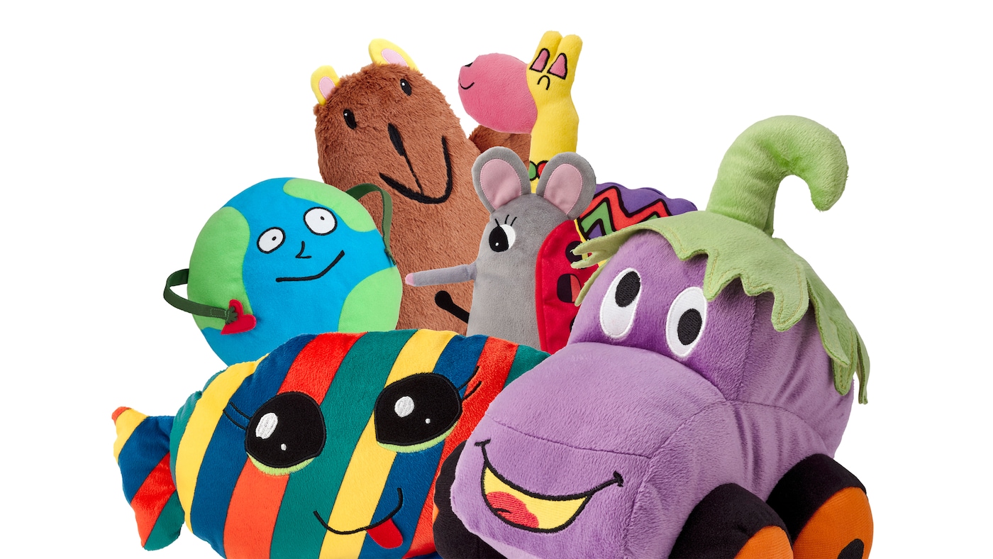 Soft toys drawing shop