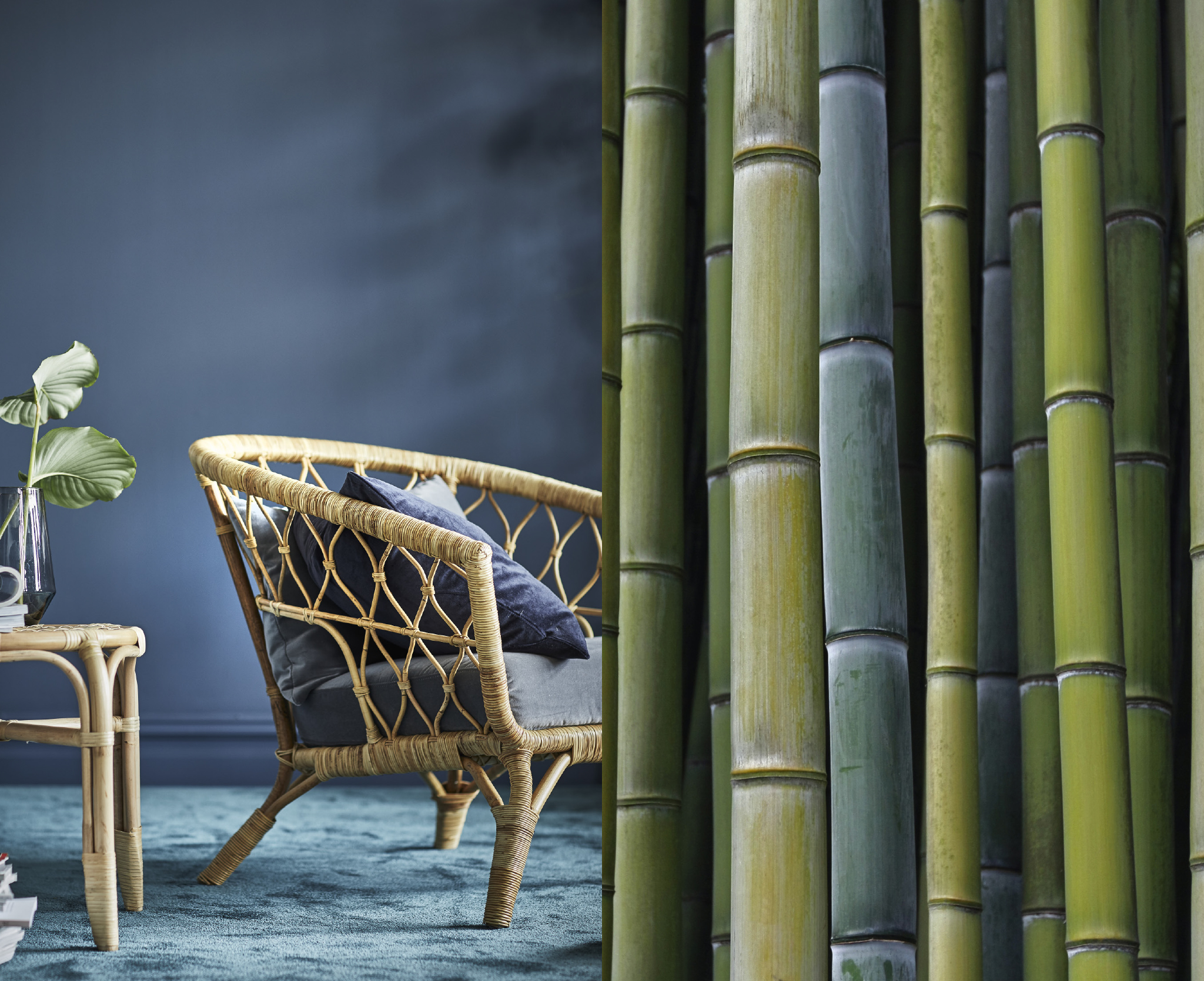 Bamboo is durable, hard and moisture tolerant. More than 90% of the bamboo we use is grown in China, and in 2016 nearly all of it was FSC certified.