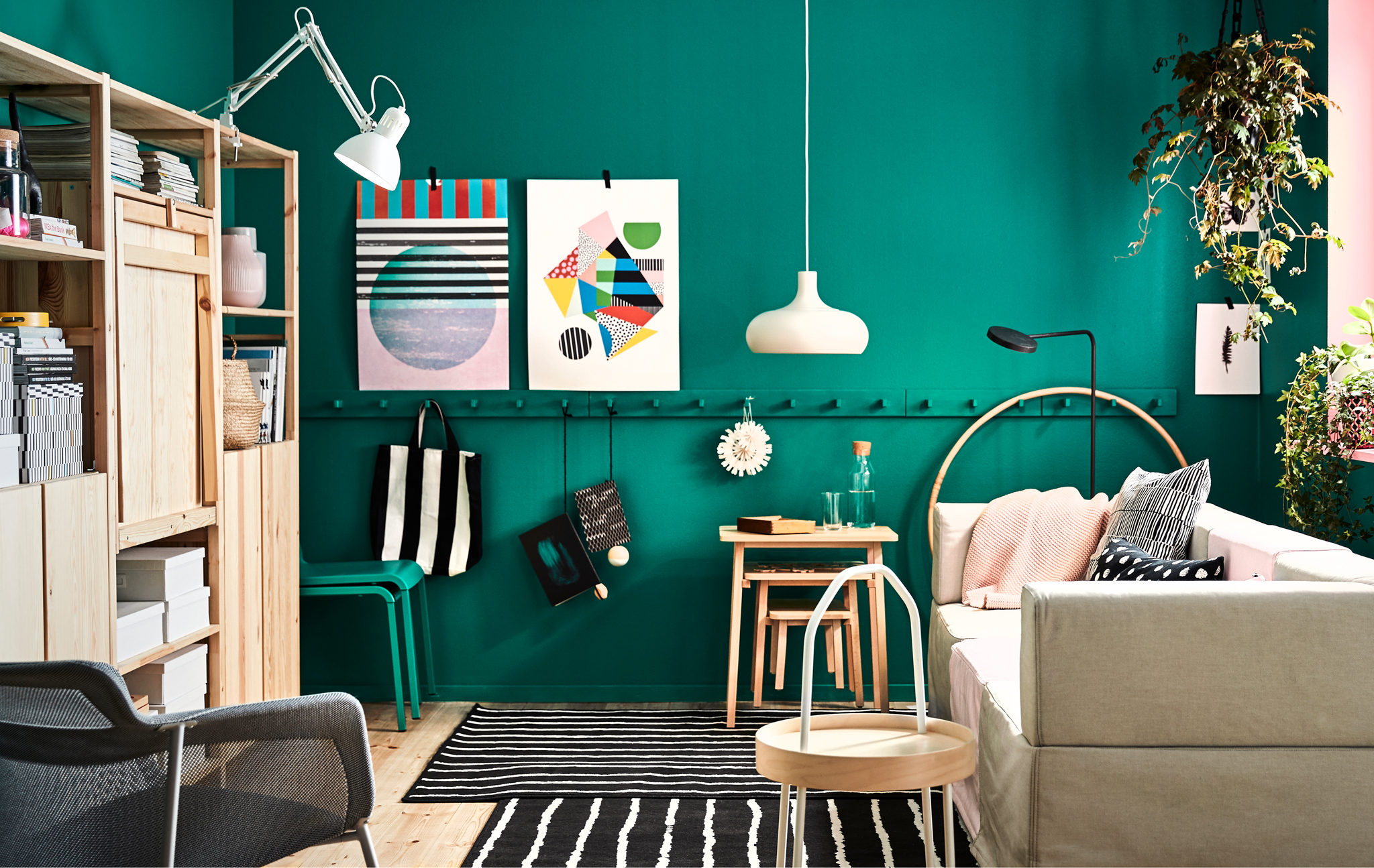 mix style with fun in your living room