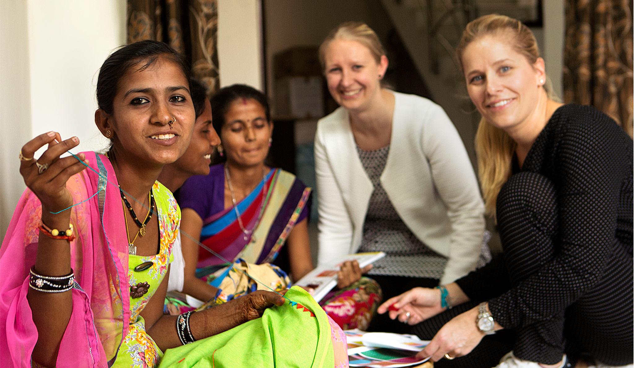 Creating positive change internationally, but also locally. Sometimes IKEA work with social enterprises close to an IKEA store, which offer work to immigrant and refugee women.