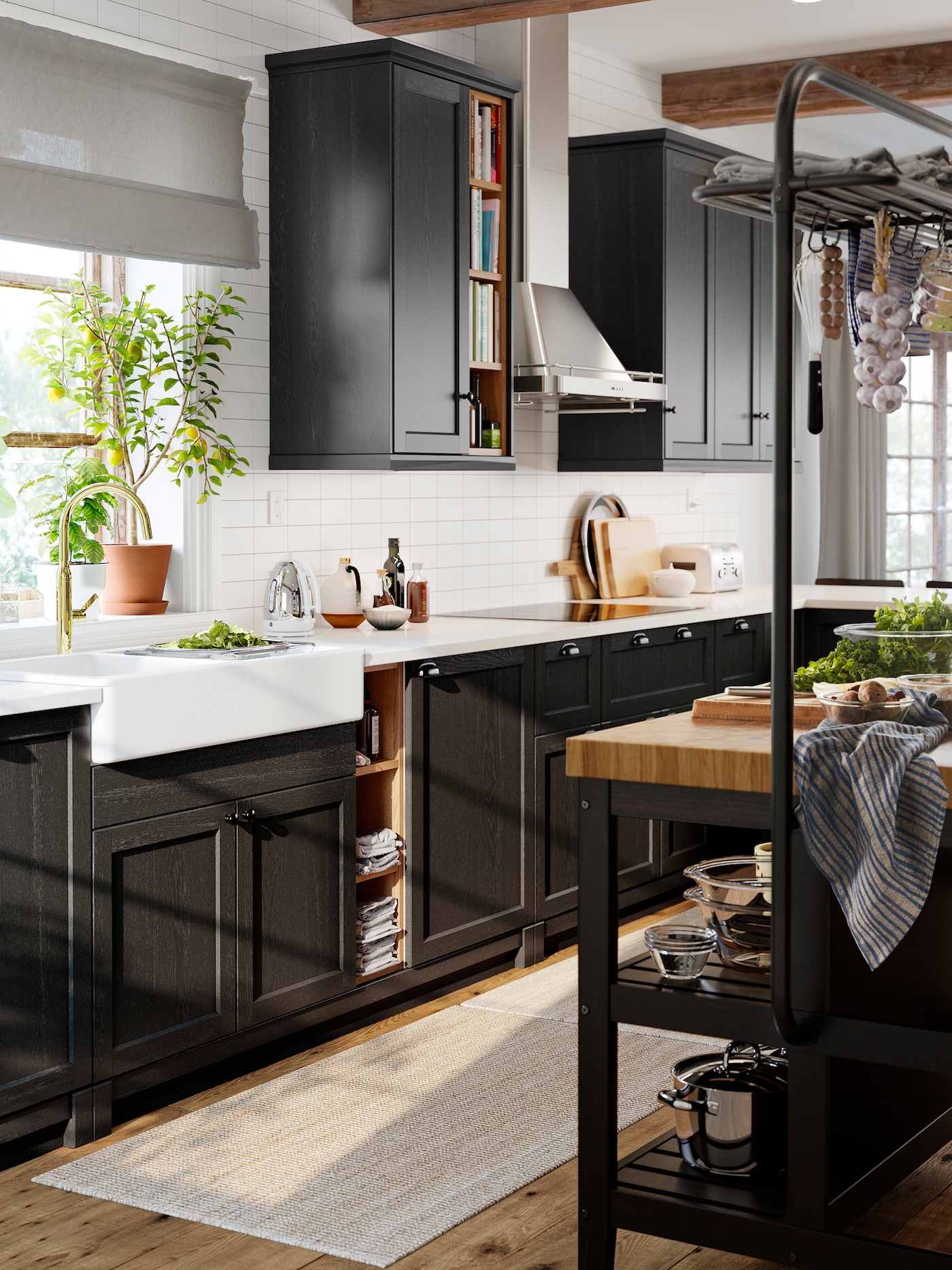 Lerhyttan clearance black kitchen