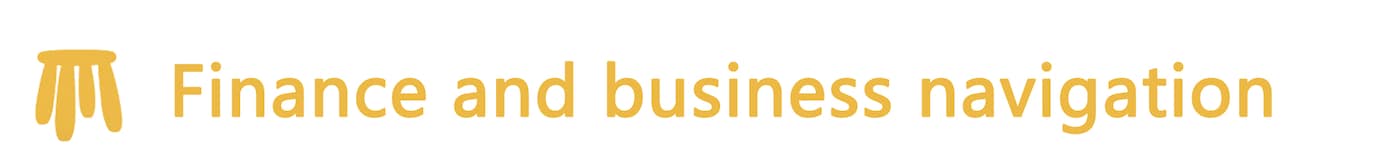 Finance and business navigation