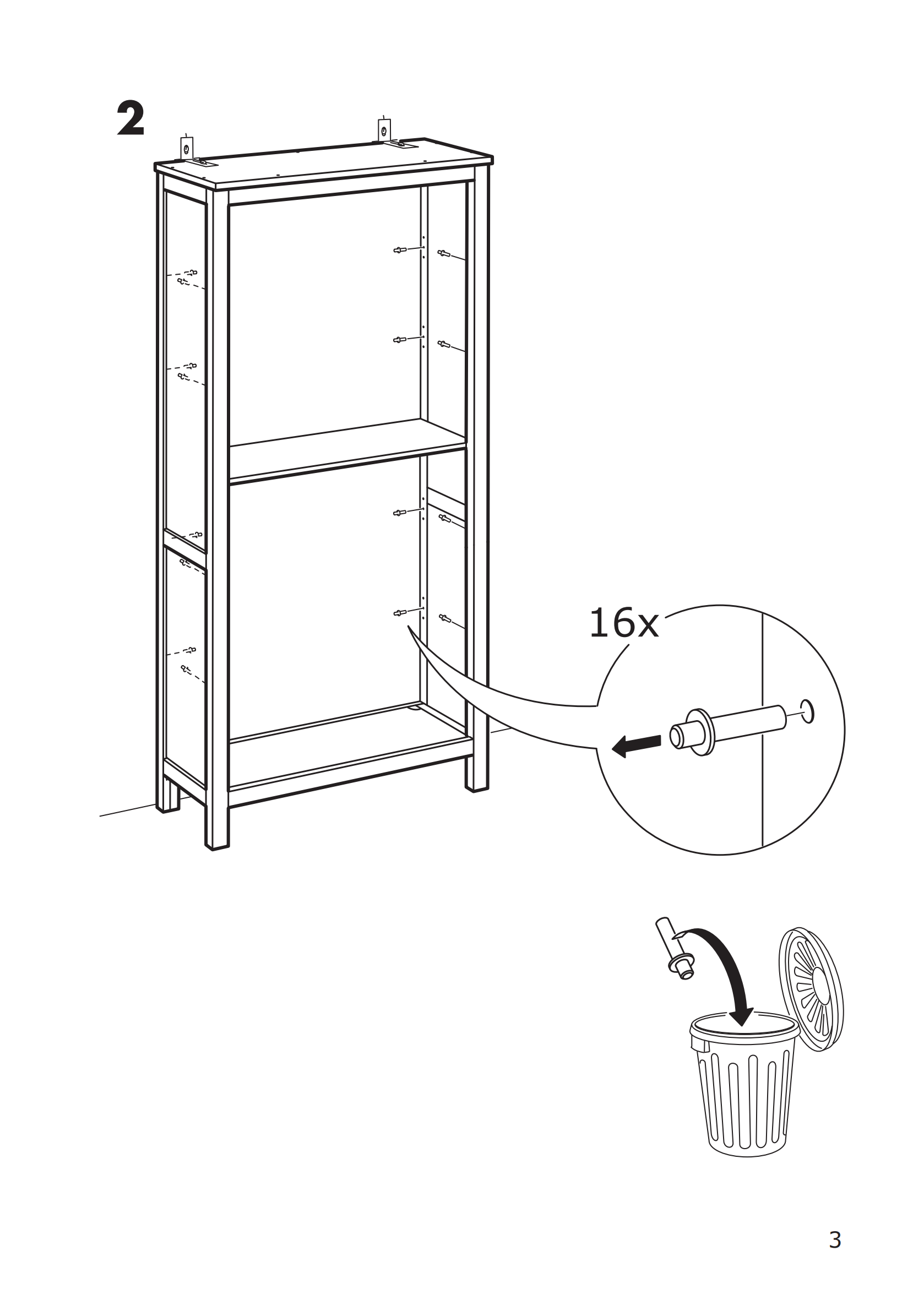 Get the new pins for free for your HEMNES IKEA