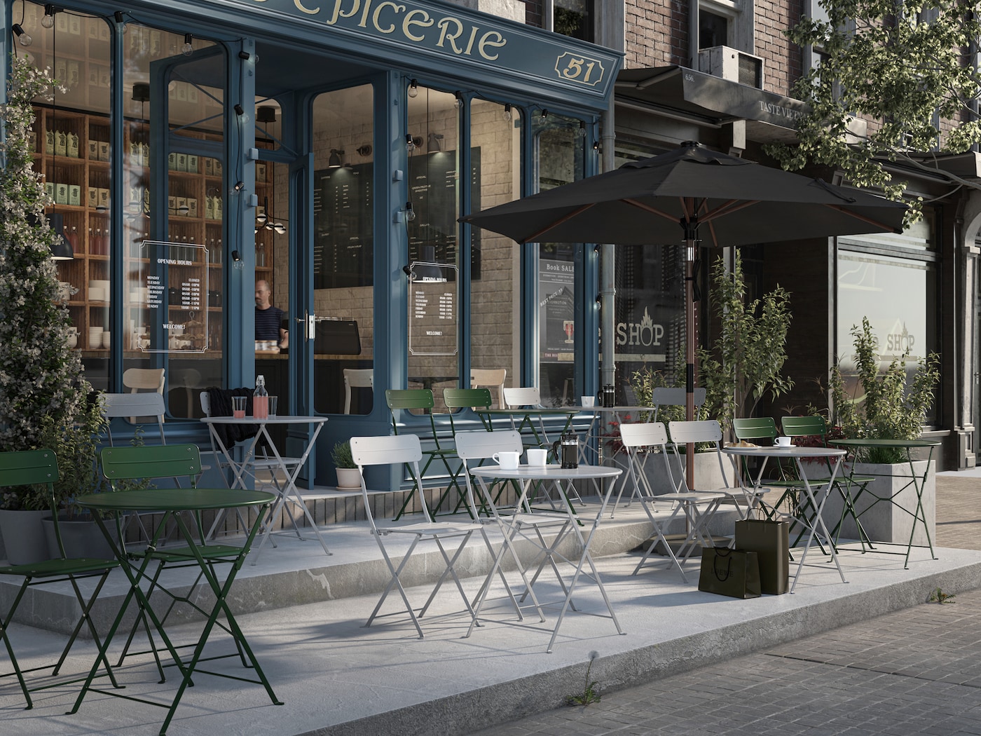 Browse our gallery of cafés and restaurants in every style, size and price
