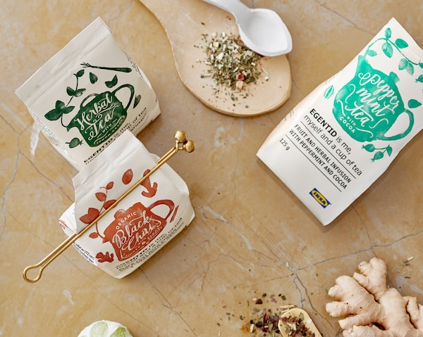 IKEA EGENTID is our own series of responsibly grown, high quality teas.