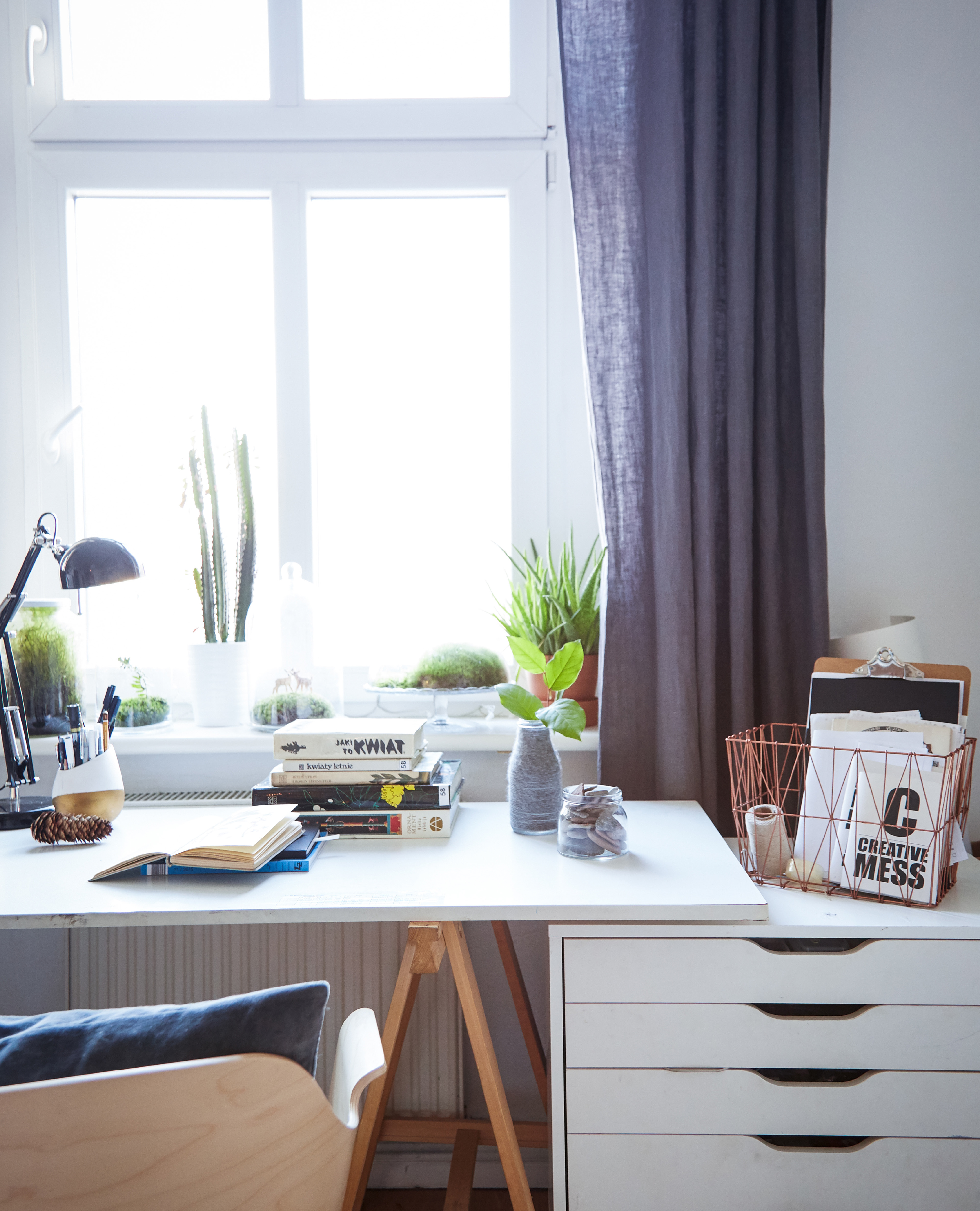 Make the most of natural light.