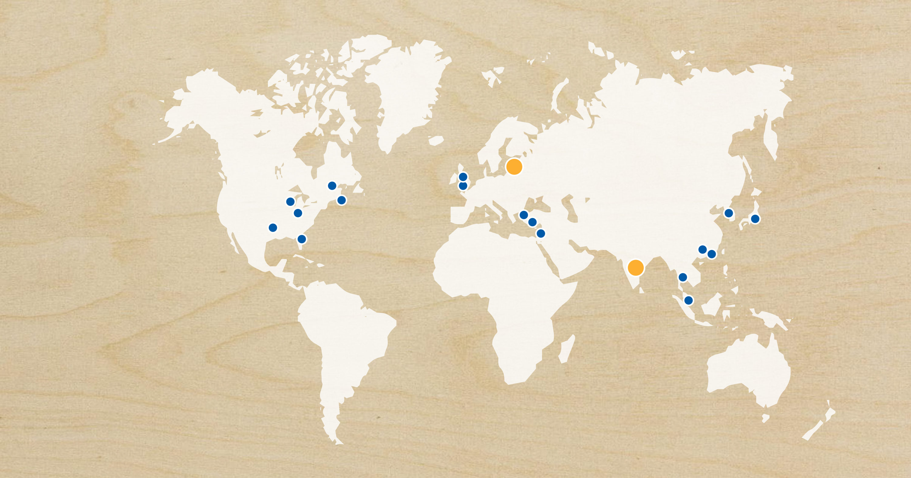 Map showing our arrival, expansion and upcoming launches in countries around the world in 2018.