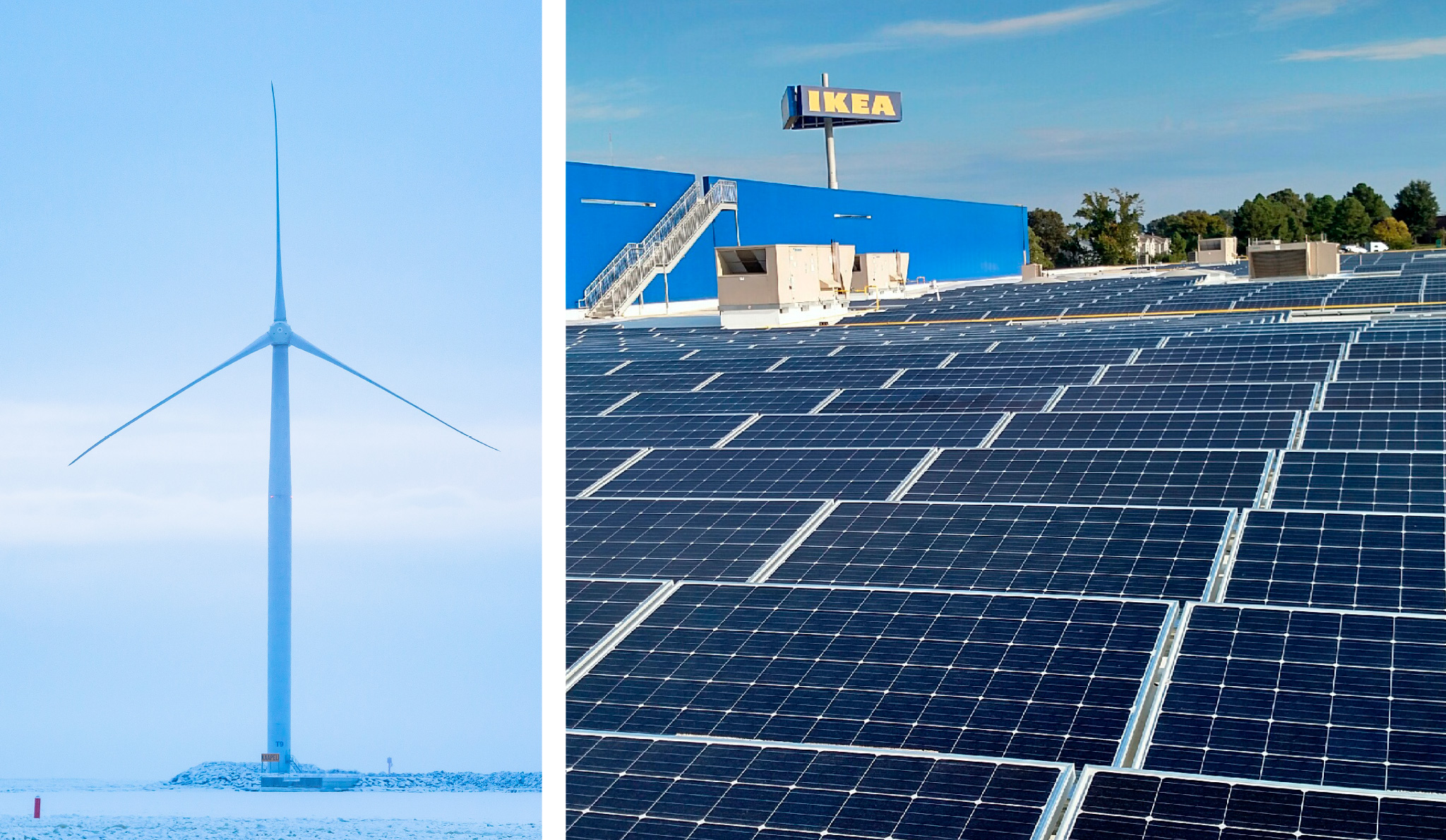 Thanks to huge investments in wind turbines and solar panels, IKEA will soon be energy independent.
