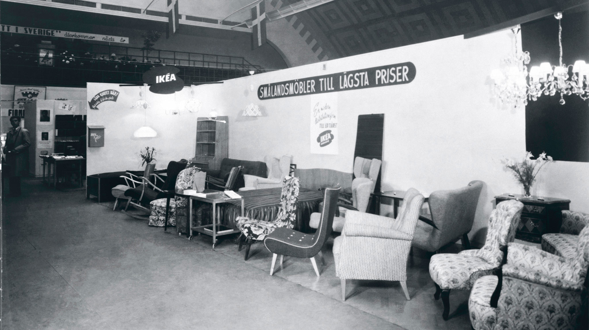 The very first IKEA showroom in Älmhult.