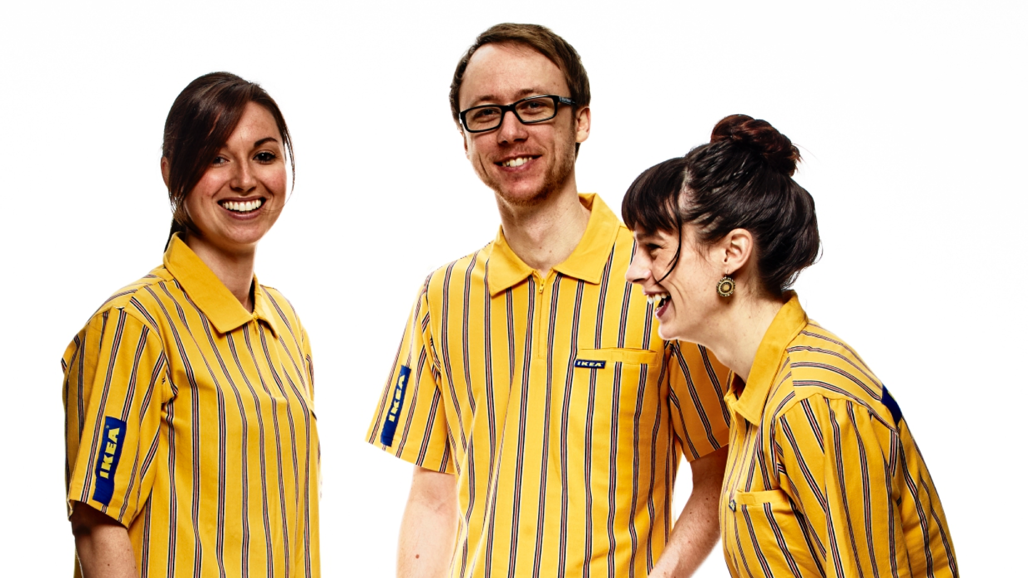 Three IKEA workers