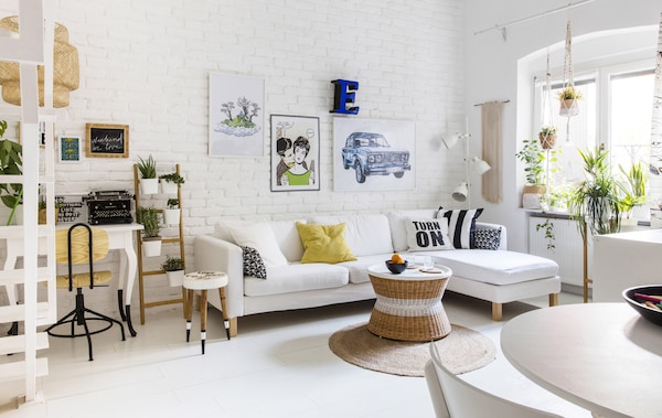 Tour an open-plan, compact home