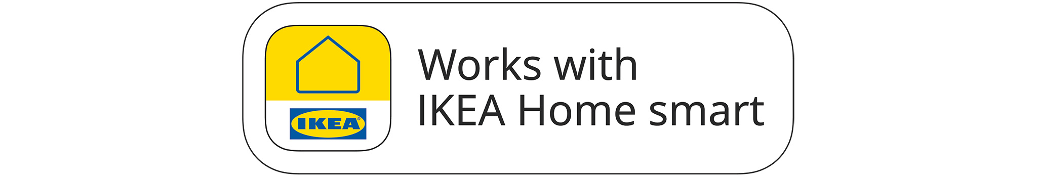 Works with IKEA Home smart badge.