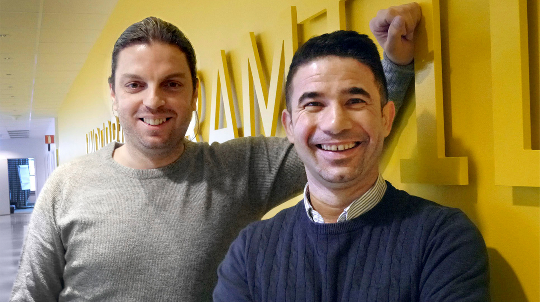 Yaser Alwili and Mohammad Al Heswani are very happy with the IKEA refugee inclusion programme.
